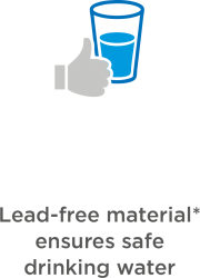 Lead free material, ensures safe drinking water – Trubore uPVC Plumbing Systems